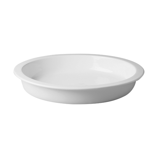 Plat en porcelaine blanche - pour EcoServe Classic Round