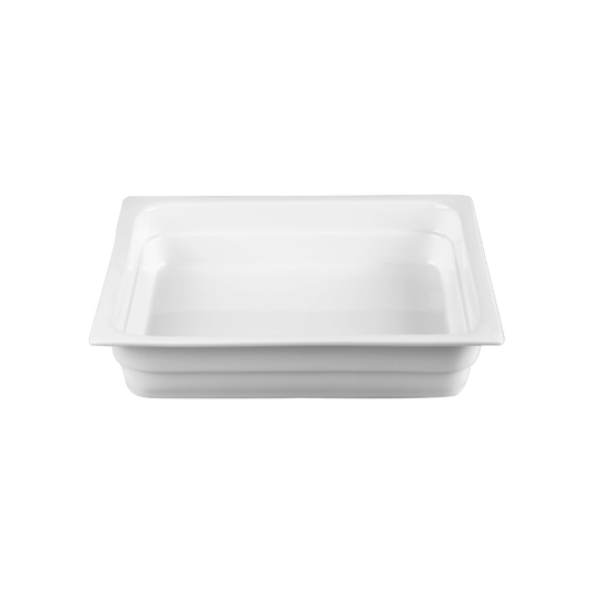 Plat en porcelaine blanche pour EcoServe Classic Square
