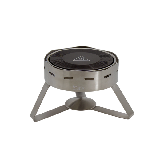 EcoServe Rond en Acier Inoxydable Brossé (Petit)