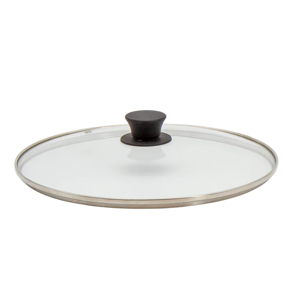 Single Glass Lid for EcoServe Round Large & Small (Handle attached)