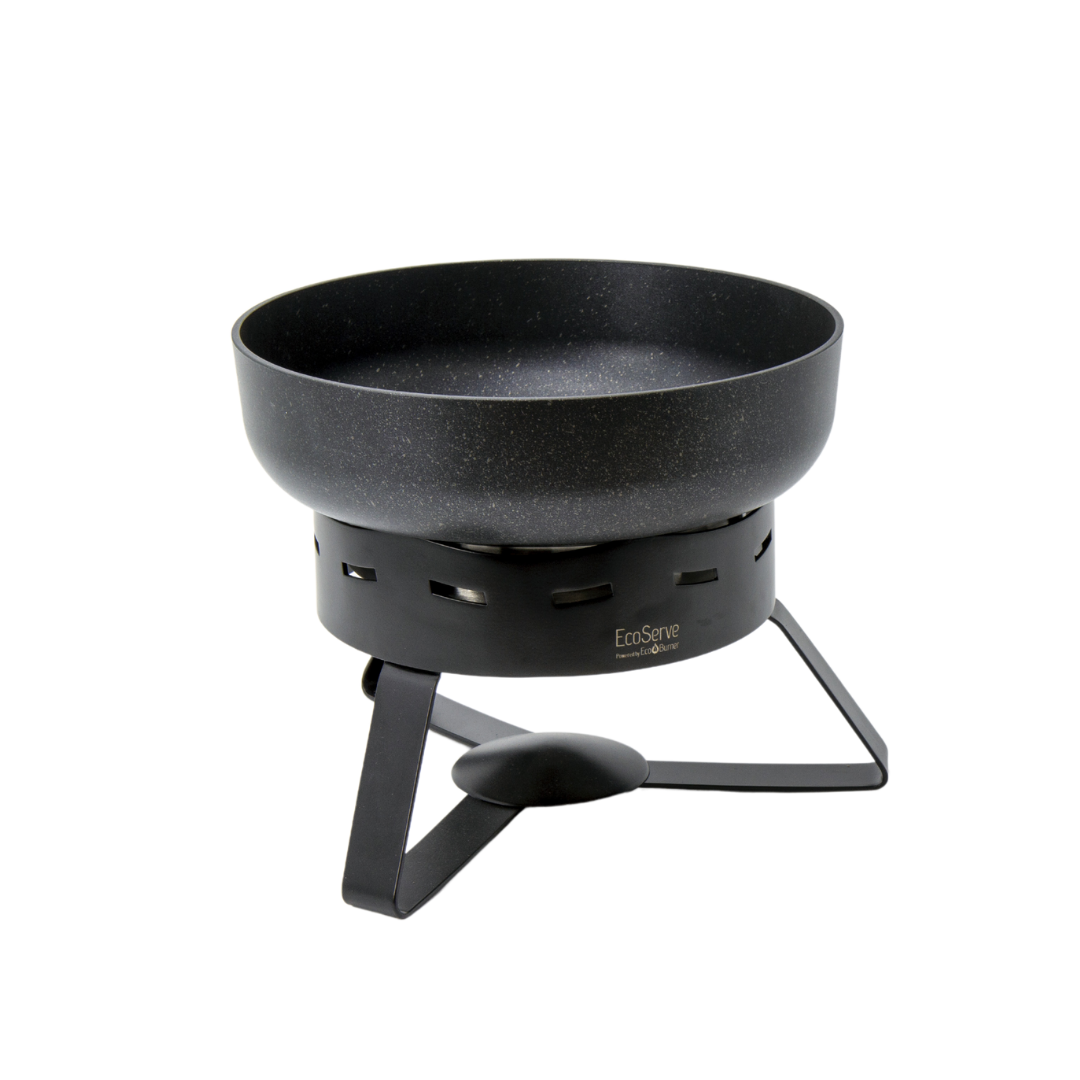 Premium Non-Stick Aluminium Dish for EcoServe Round Small - Black Moonscape