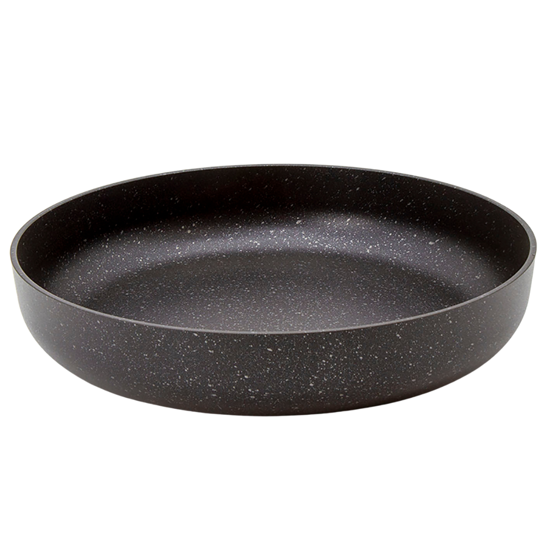 Premium Non-Stick Aluminium Dish for EcoServe Round Large - Black Moonscape