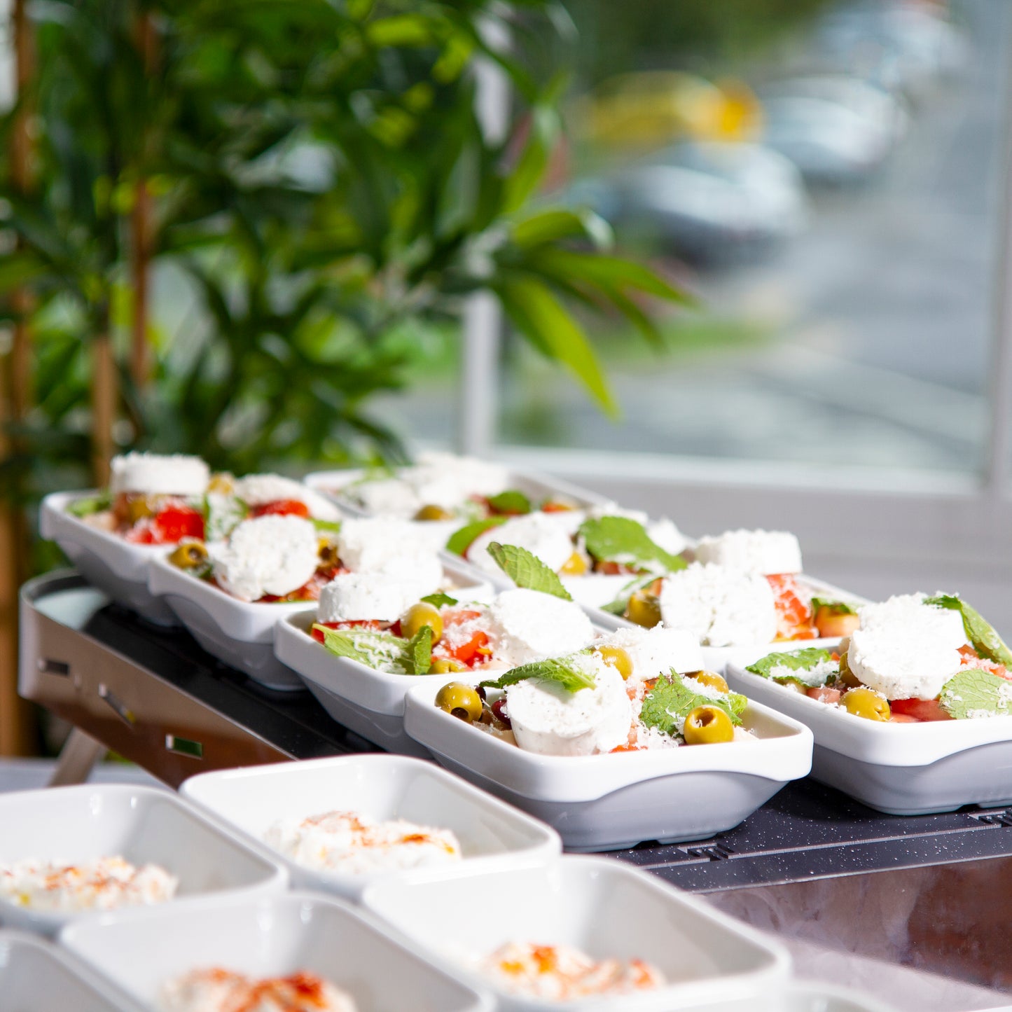 Portion individuelle carrée pour EcoServe GN (convient pour 8 personnes)