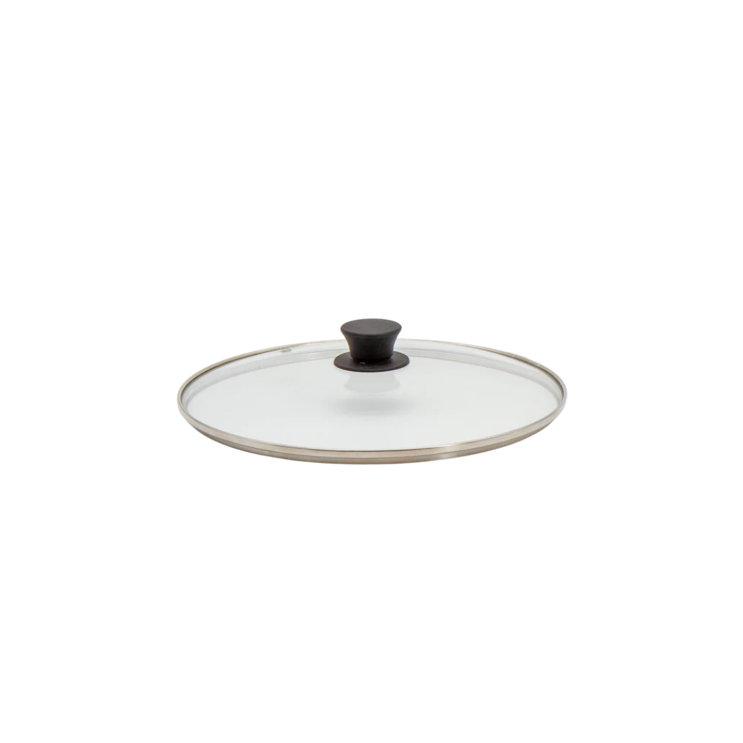 Single Glass Lid for EcoServe Round Large & Small (Handle attached)